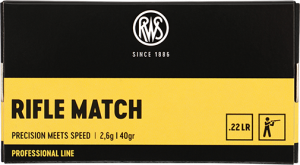 RWS Rifle Match  Randfeuerpatrone Kal. 22